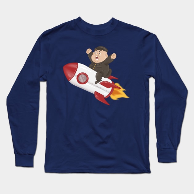 Rocket Man Long Sleeve T-Shirt by mrgeek